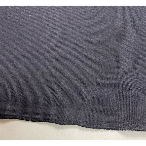 Vintage ILGWU Black Slip Lace Shiny Long Spaghetti Straps Nightie Medium - Picture 10 of 10